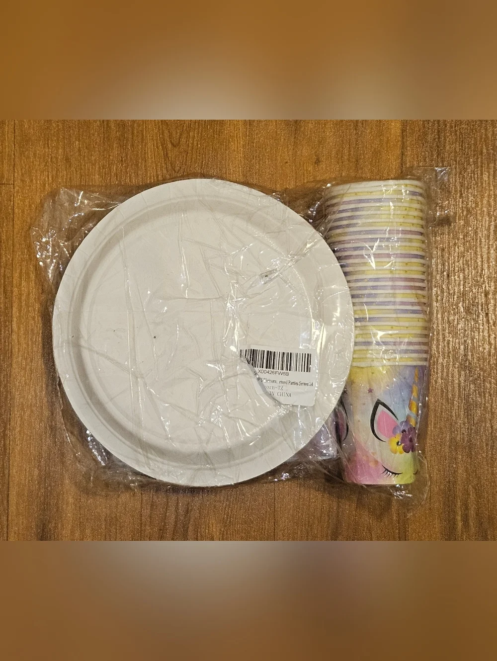 Unicorn Rainbow Party Tableware Set - White, Pink & Pastel